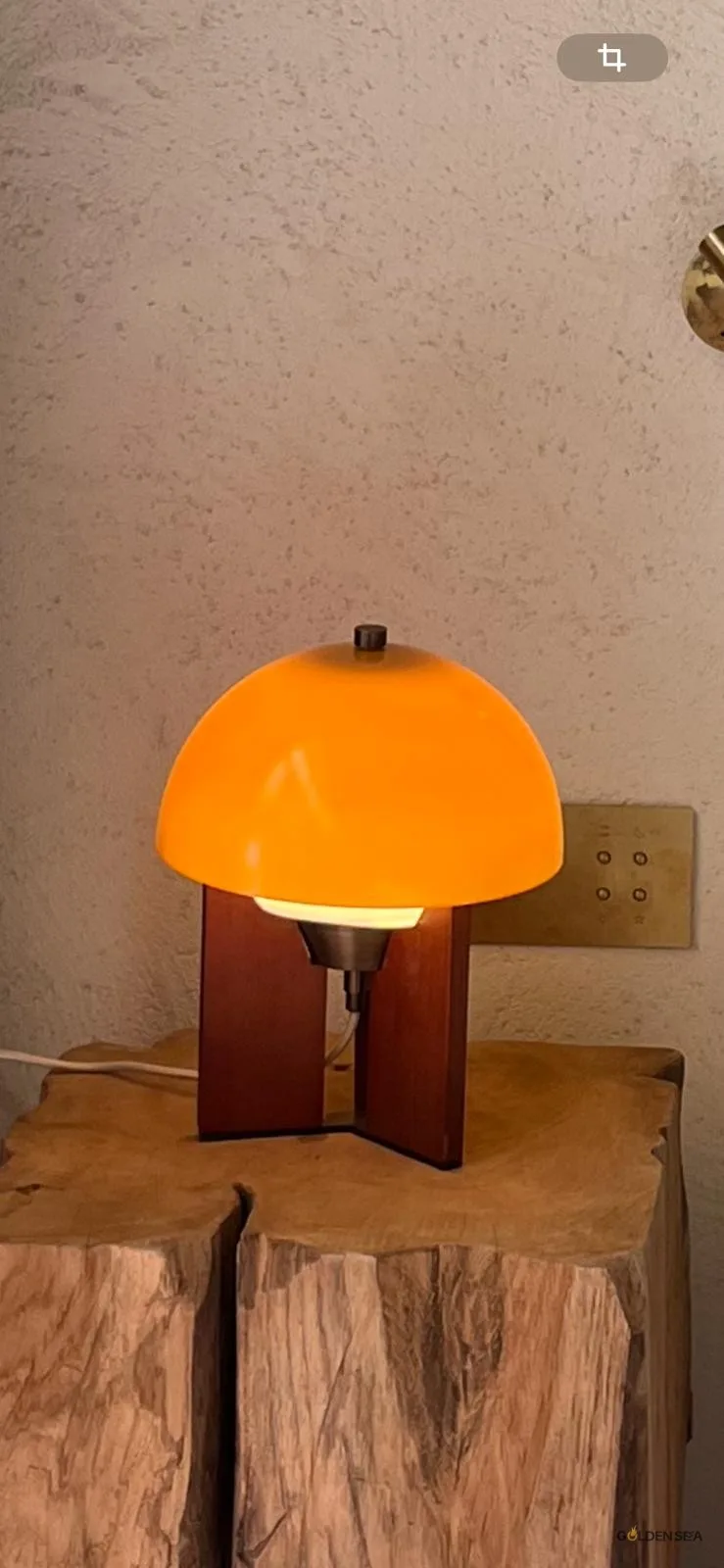 Orange Dome Table Lamp Orange Dome Table Lamp