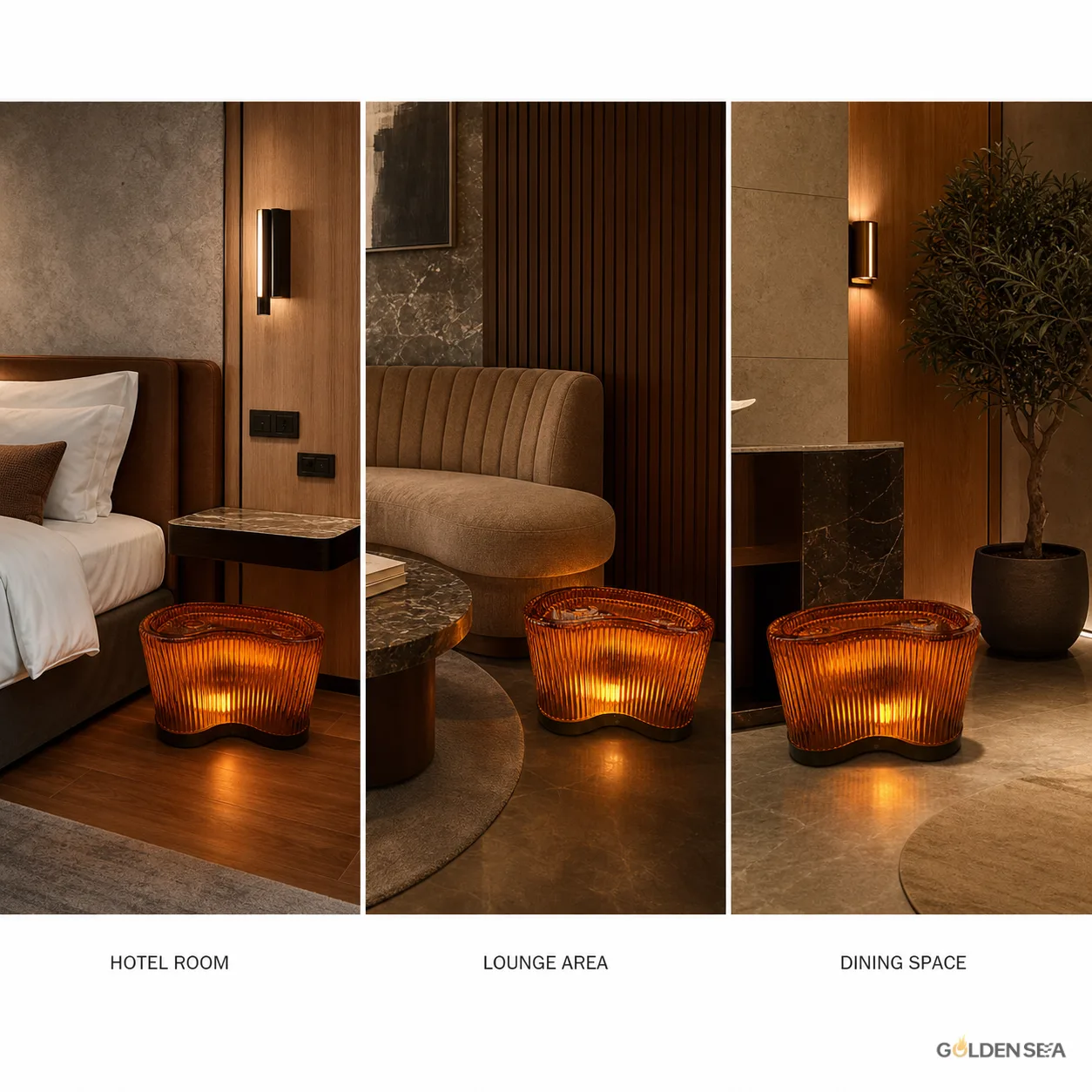 Amber Ribbed Glass Floor Lamp Amber Ribbed Glass Floor Lamp