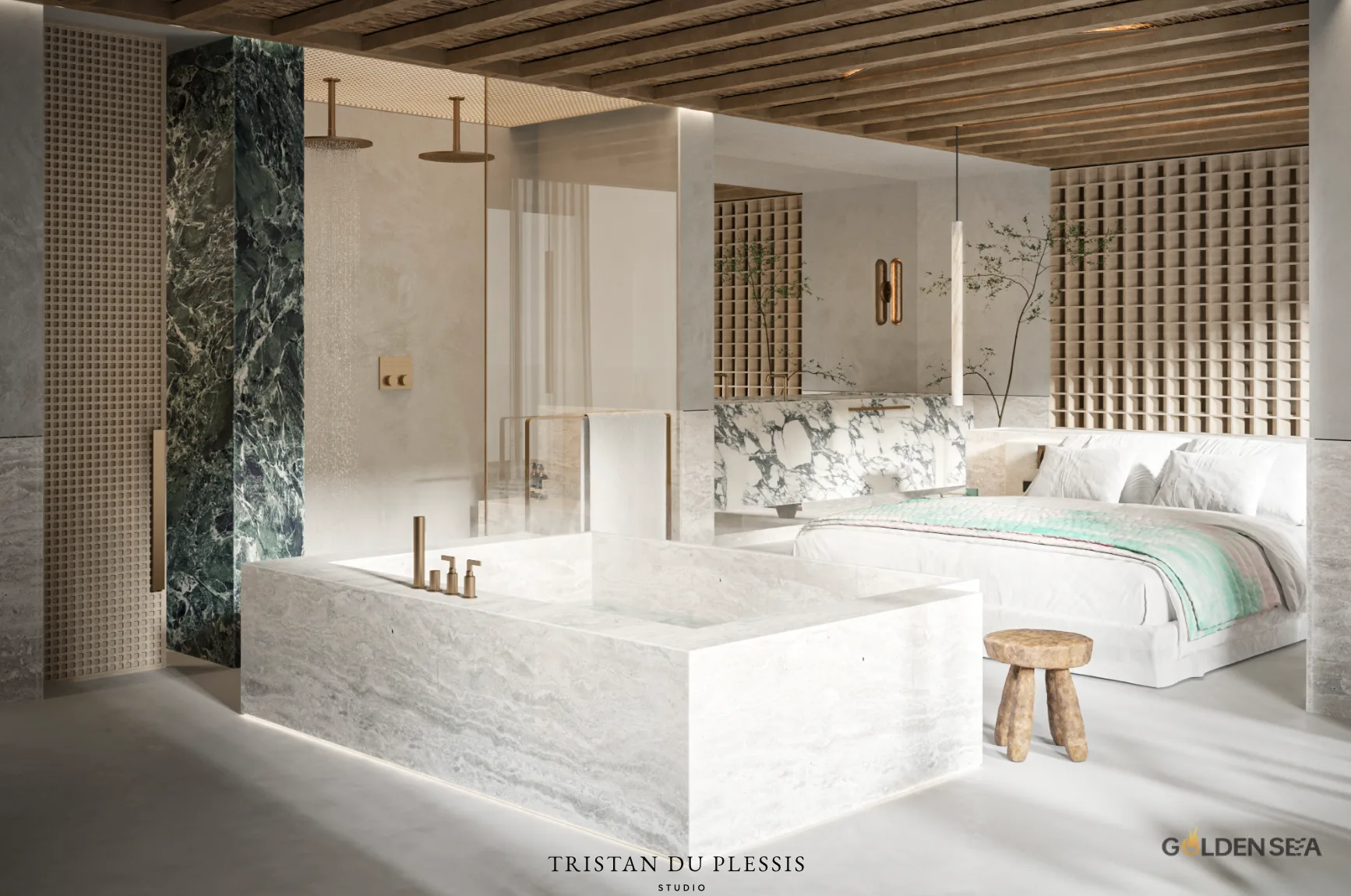 Bathroom marble application