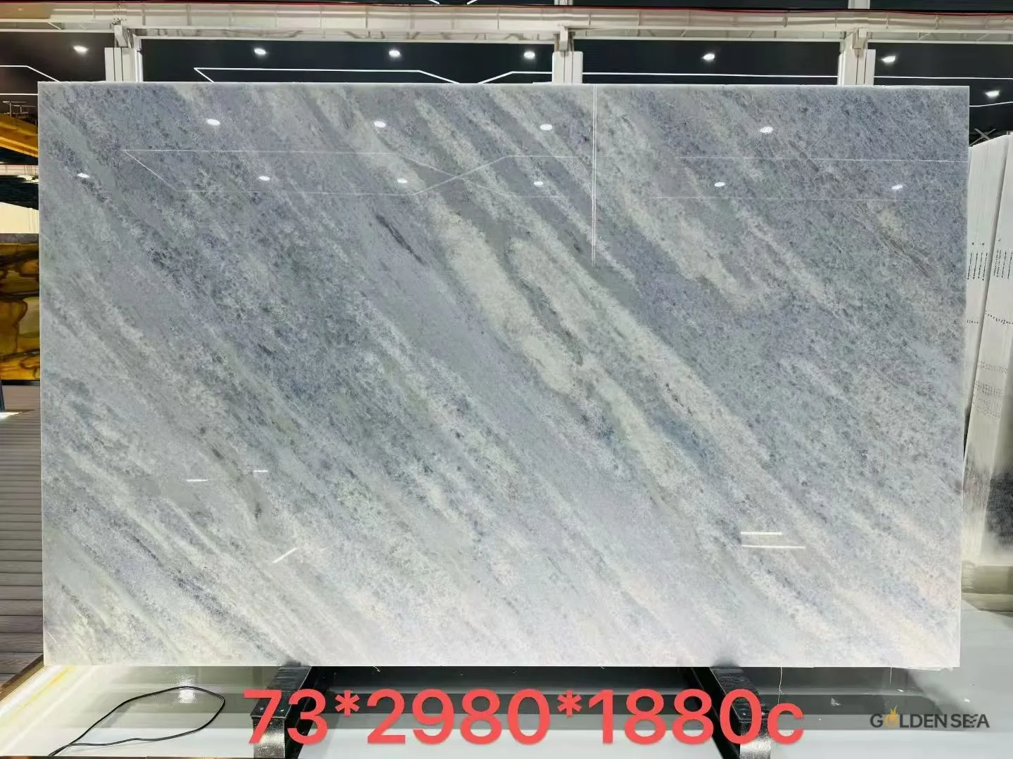 Blue Crystal Marble slab