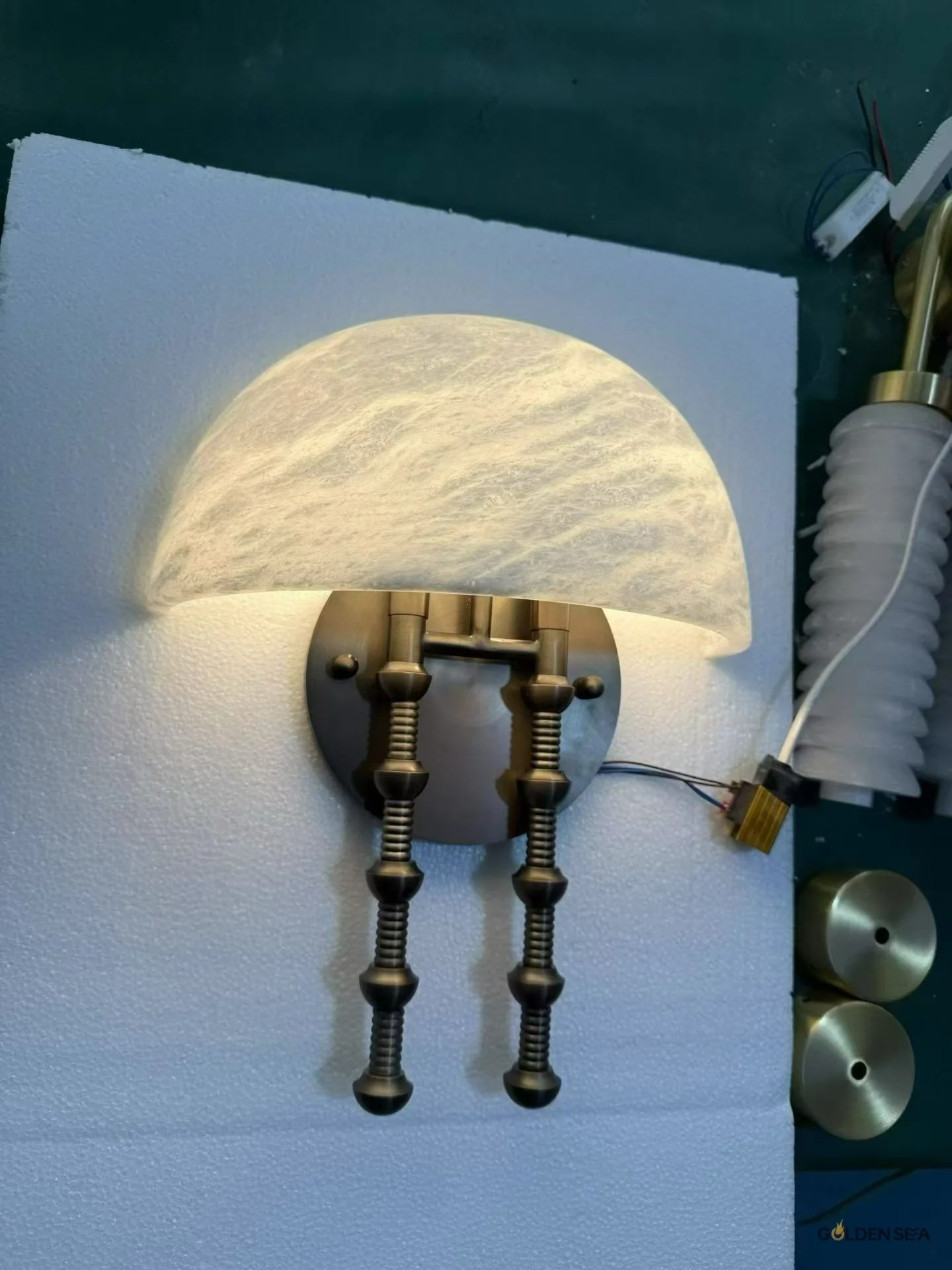 Alabaster Wall Sconce