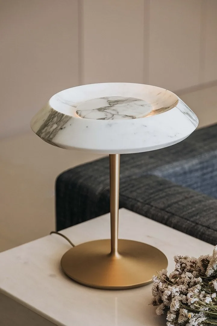Marble table lamp