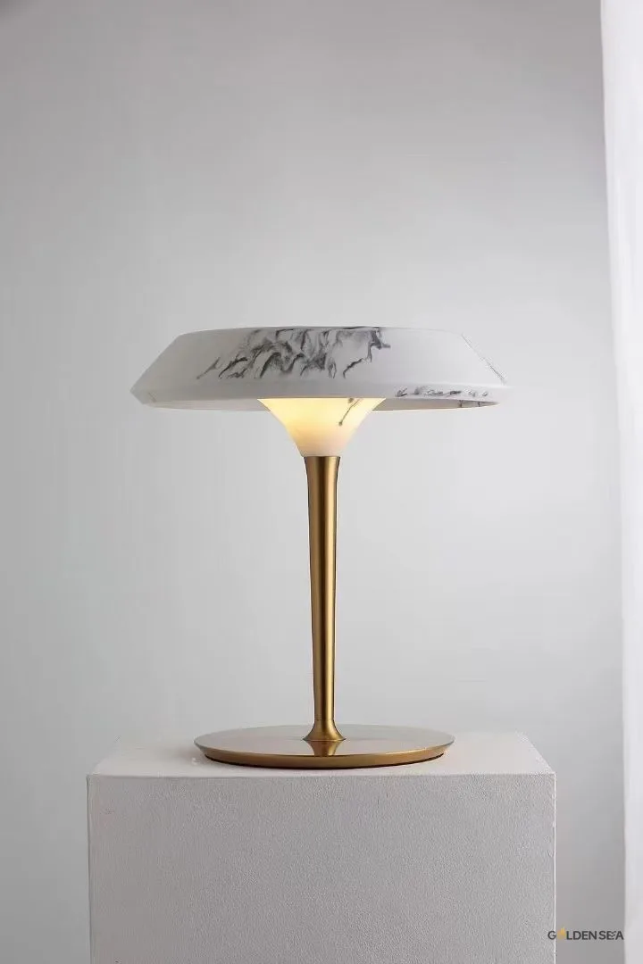 Marble table lamp