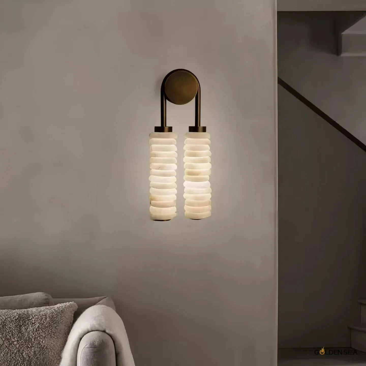 Alabaster Wall Light Alabaster Wall Light - Image 3