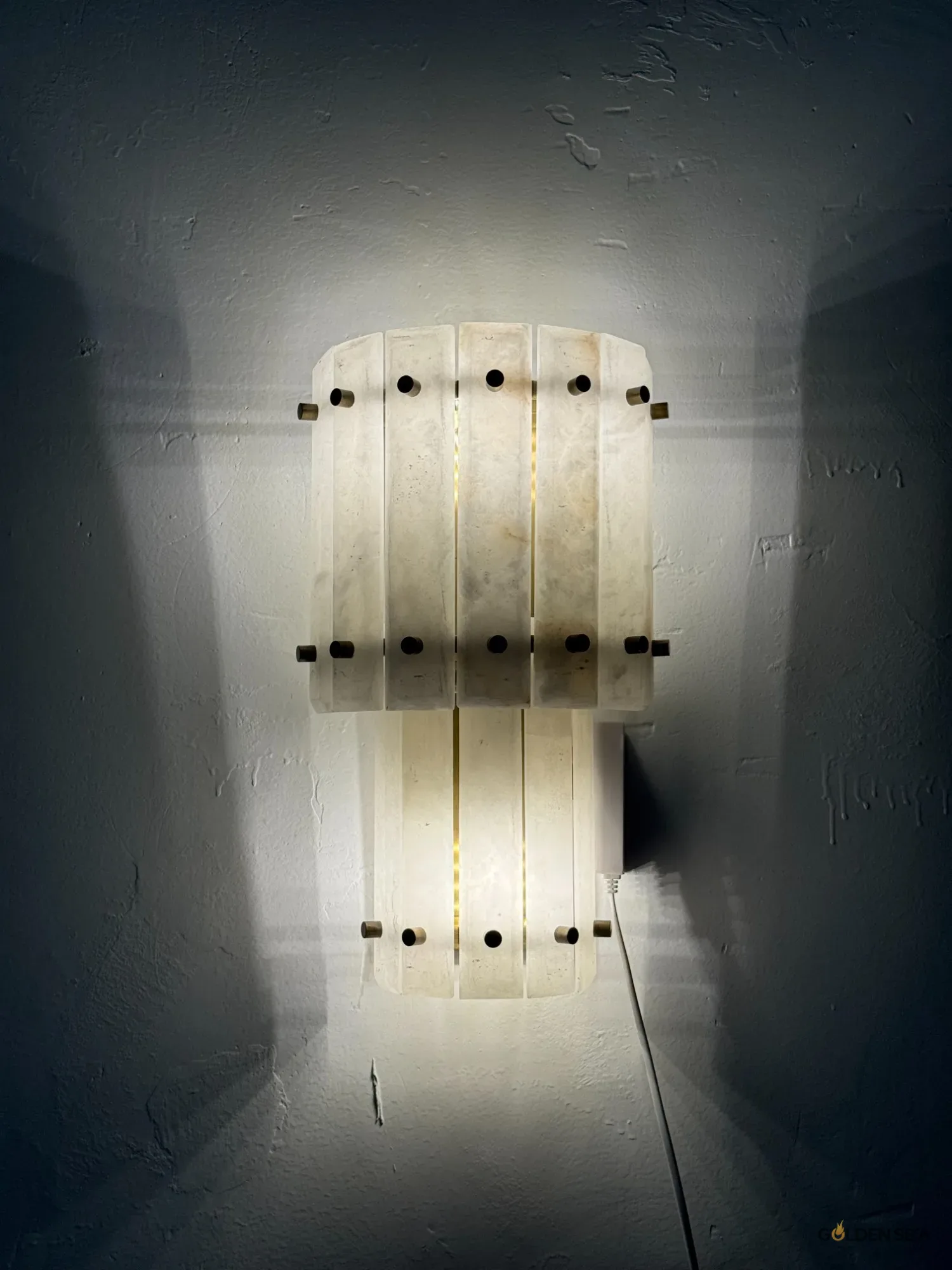 Alabaster Wall Sconce - Image 3