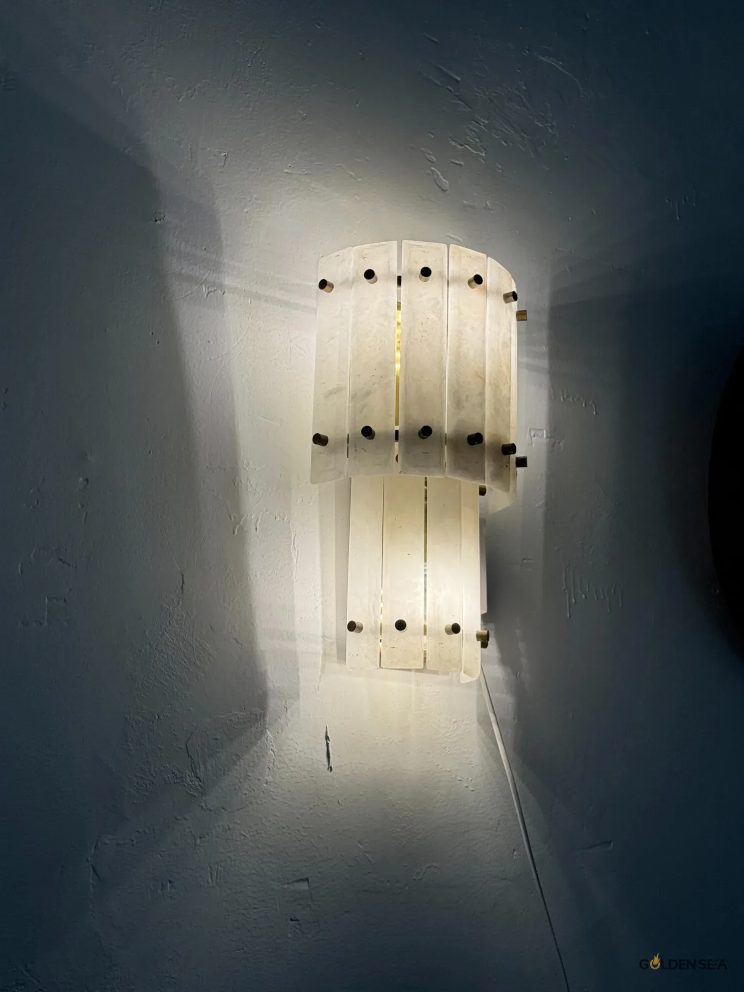 Alabaster Wall Sconce - Image 4