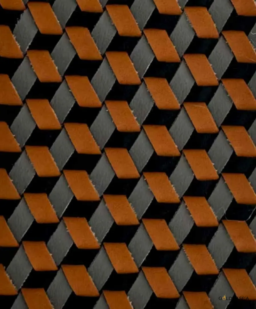 Handwoven Leather & Fiber Webbing for Hotel and Contract Furniture - Image 3