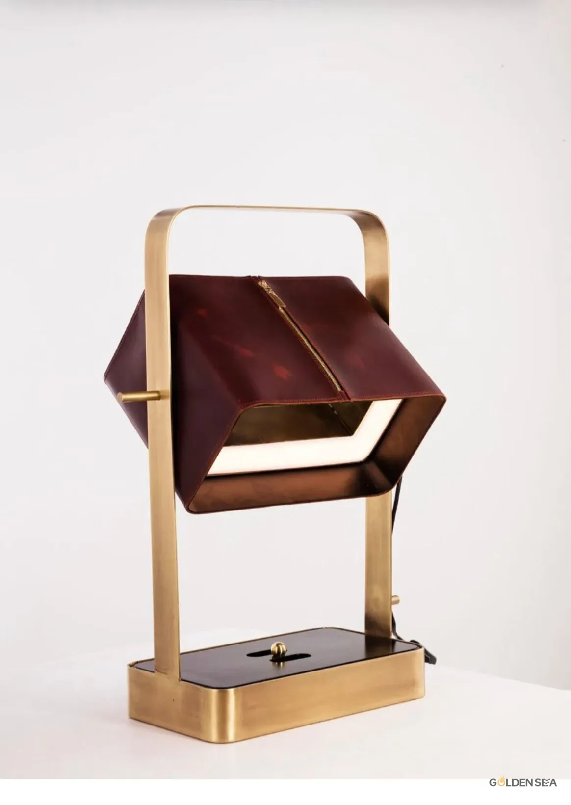 Leather Atelier Table Lamp - Image 1