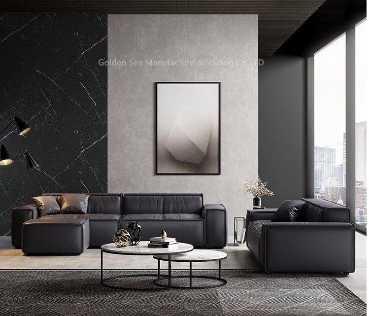 Modern Leather sofa set GS23 Modern Leather sofa set GS23 - Image 2