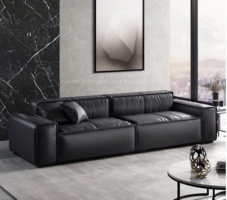 Modern Leather sofa set GS23 Modern Leather sofa set GS23 - Image 4