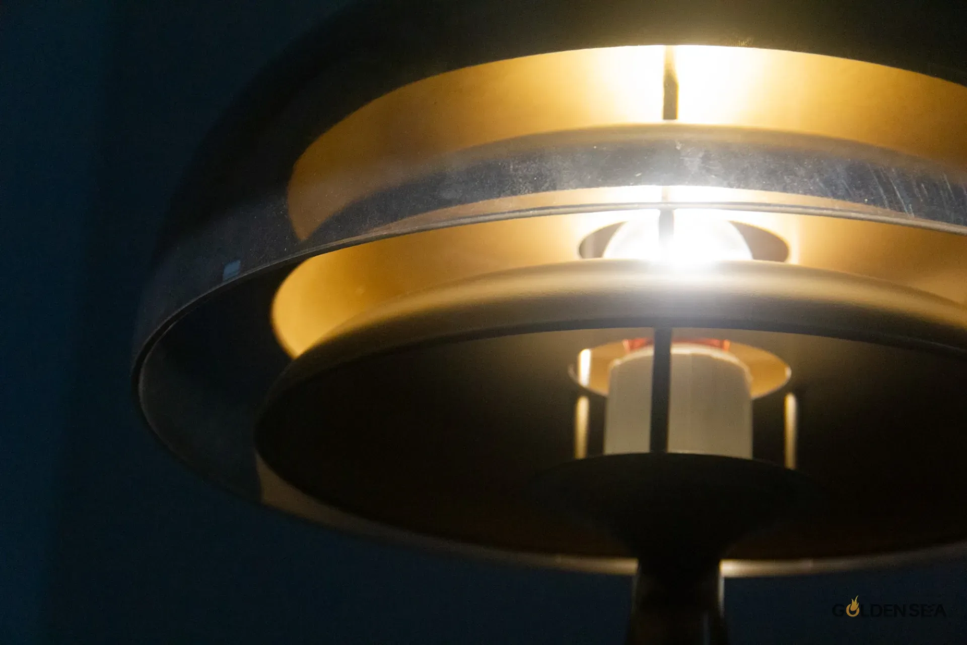 Smoked Glass Table Lamp - Image 2