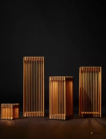 Teak Solar Floor Lamp - Image 4