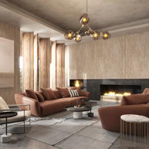 Fabric sofa GS30